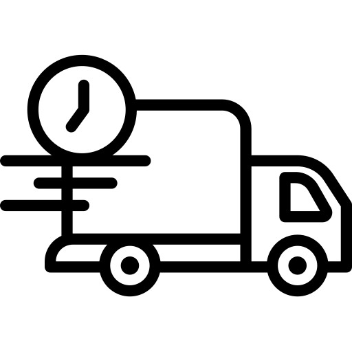Logo de camion de entrega a domicilio